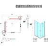 POLYSAN OBDÉLNÍKOVÝ SPRCHOVÝ KOUT ZOOM 70X90 CM, ROHOVÝ VSTUP | ČIRÉ SKLO, CHROMOVÉ PROFILY