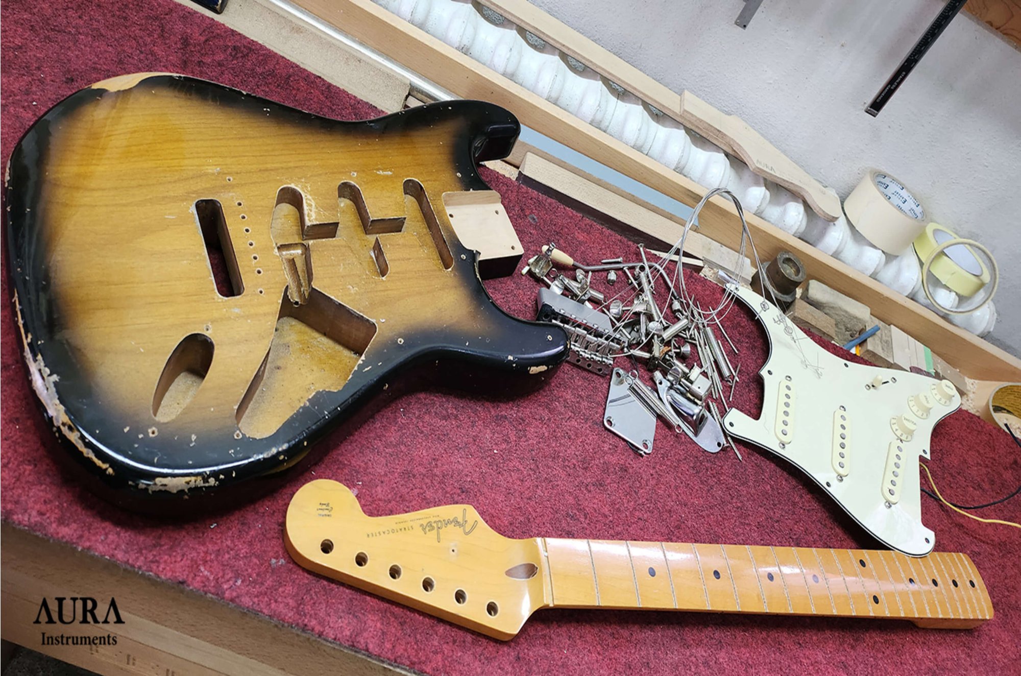 Guitar Refretting and Fret Replacement