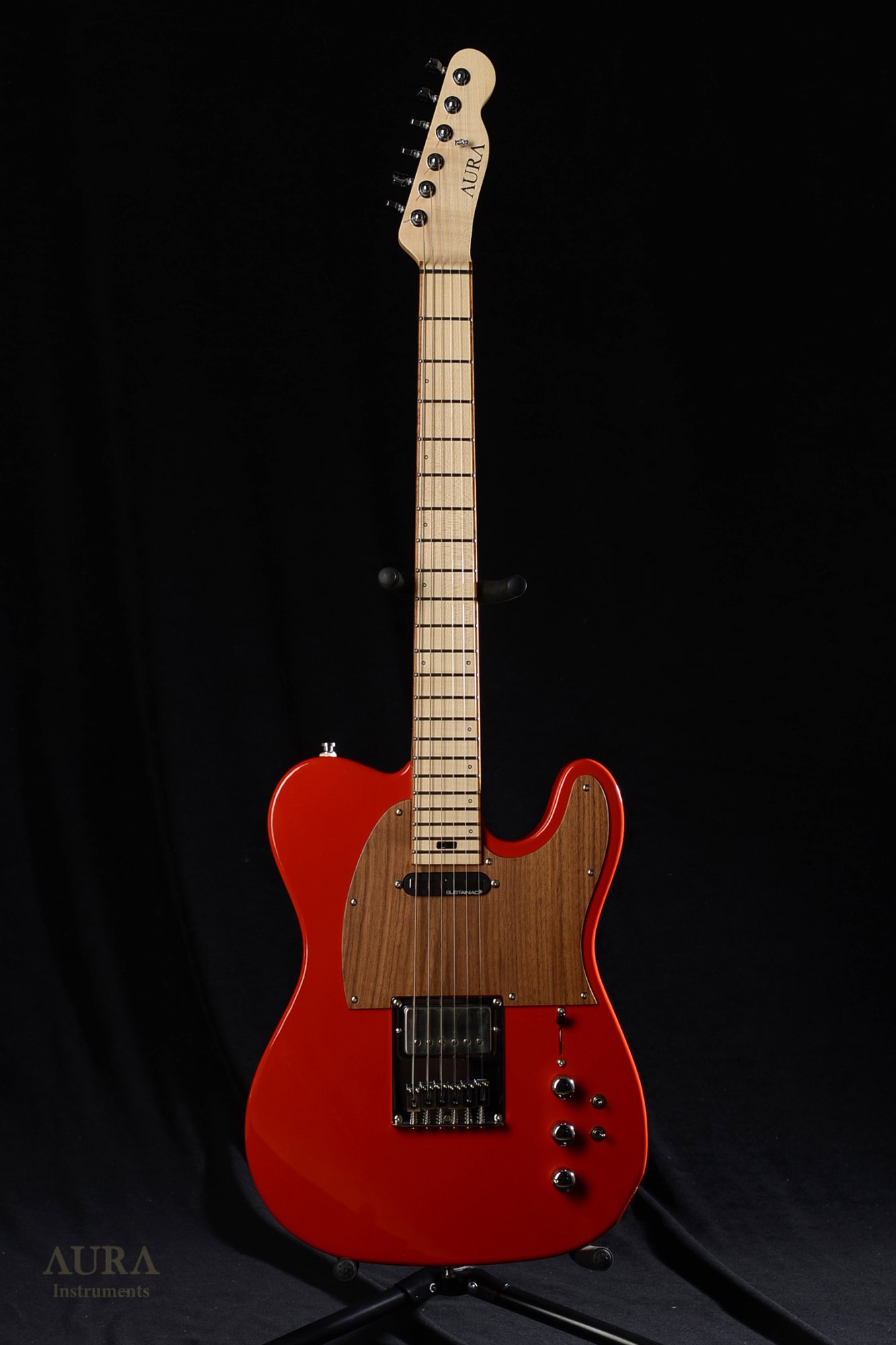 Handmade Aura Tele Sustainiac Guitar