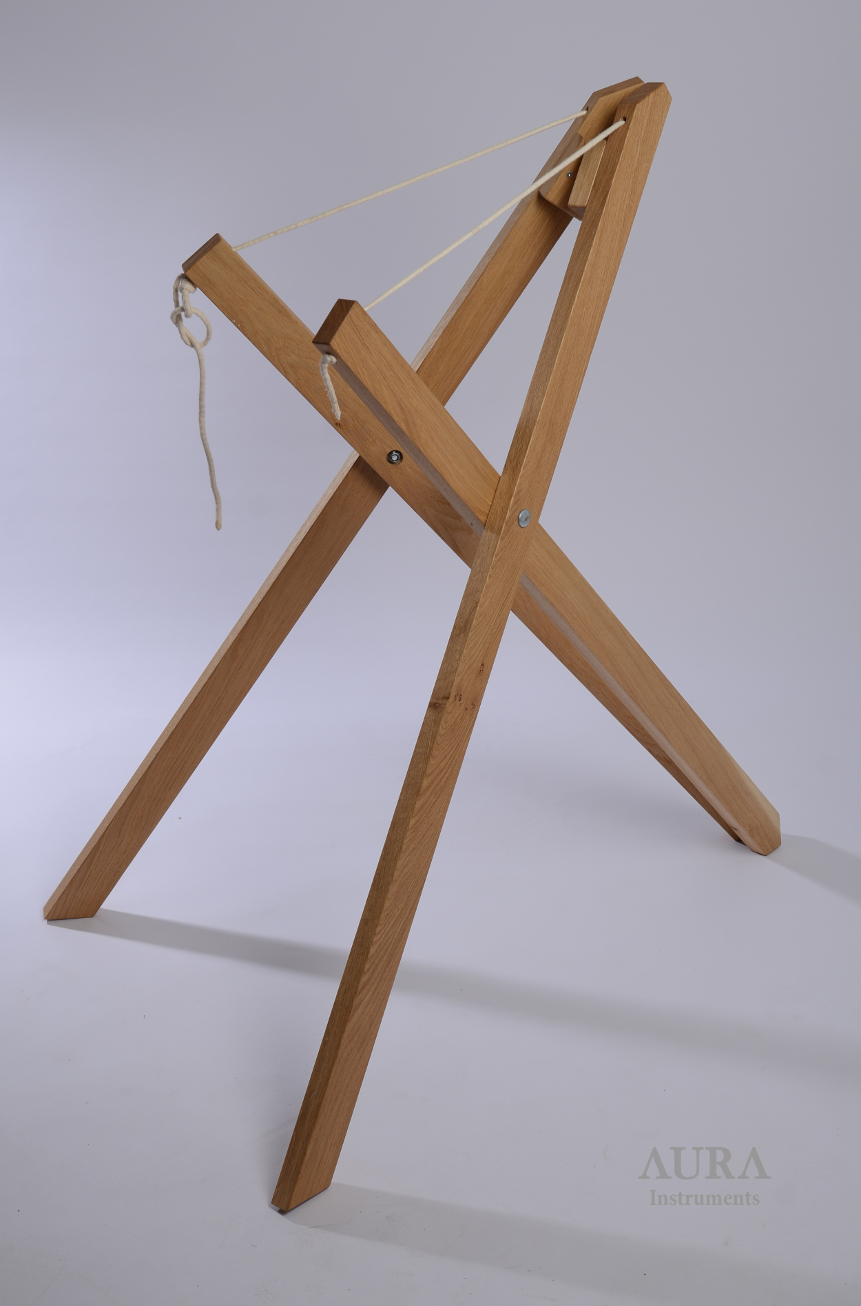 Handmade wooden dulcimer holder