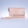 Kožená kabelka WAVELET pudrová