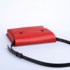 Kožená kabelka CUBO - červená