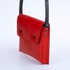 Kožená kabelka CUBO - červená