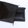 Kožená kabelka CUBO - černá