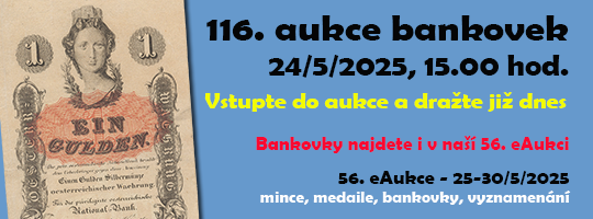 116. aukce bankovky