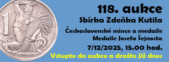 118. sálová aukce Zdeňka Kutila