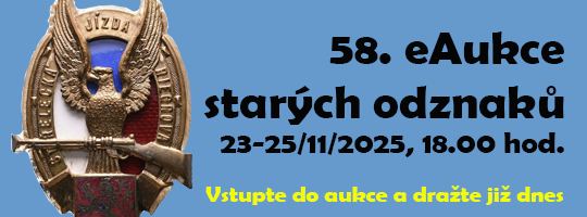 58. eAukce - Odznaky
