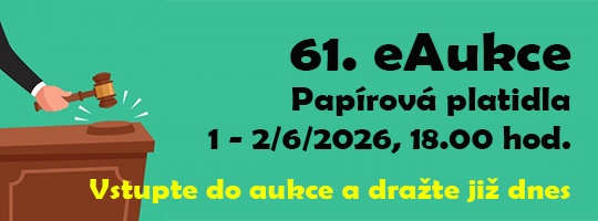 61. eAukce bankovek
