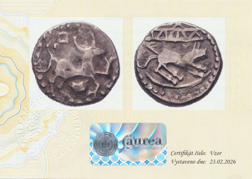 Certifikát pro antickou minci