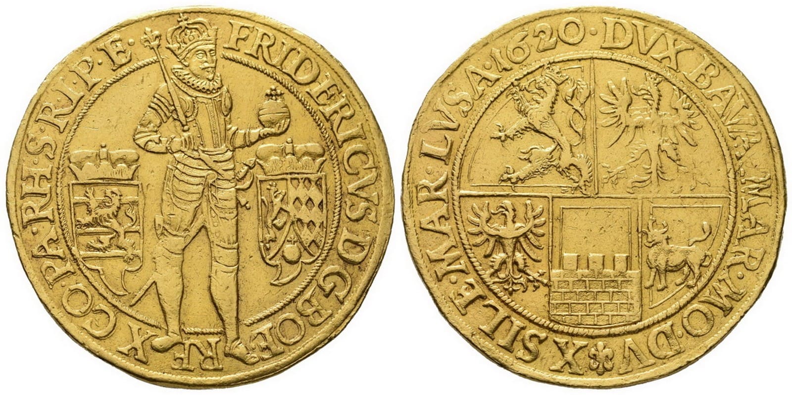 10 Dukát Fridrich Falcký