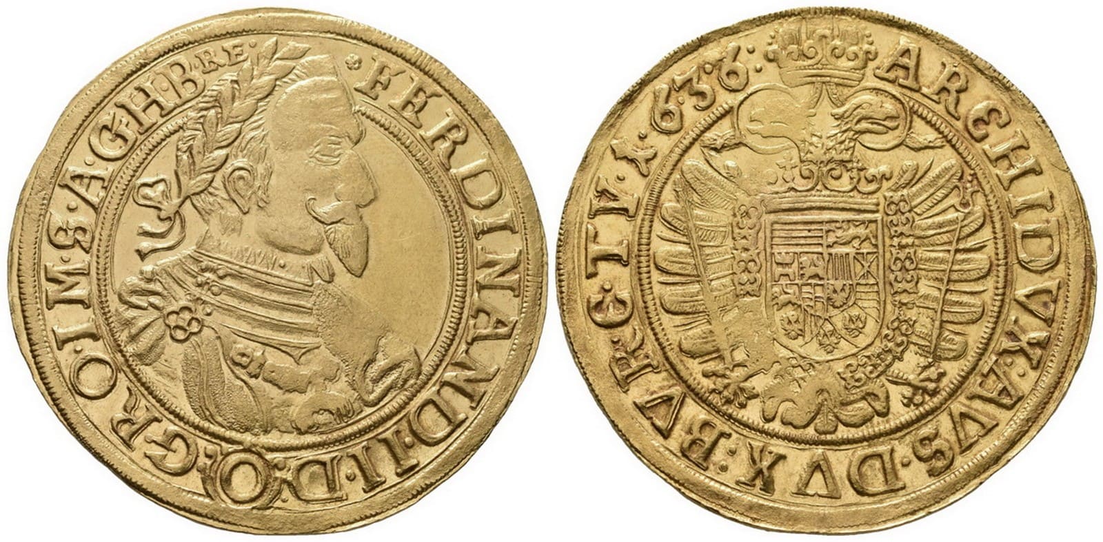 1O dukát Ferdinand II: