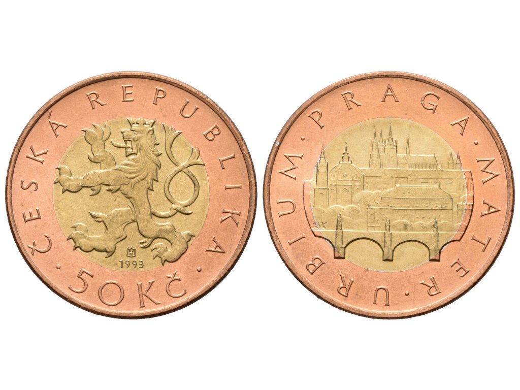 Mince 50 Kč stav 0/0 – perfektní kvalita