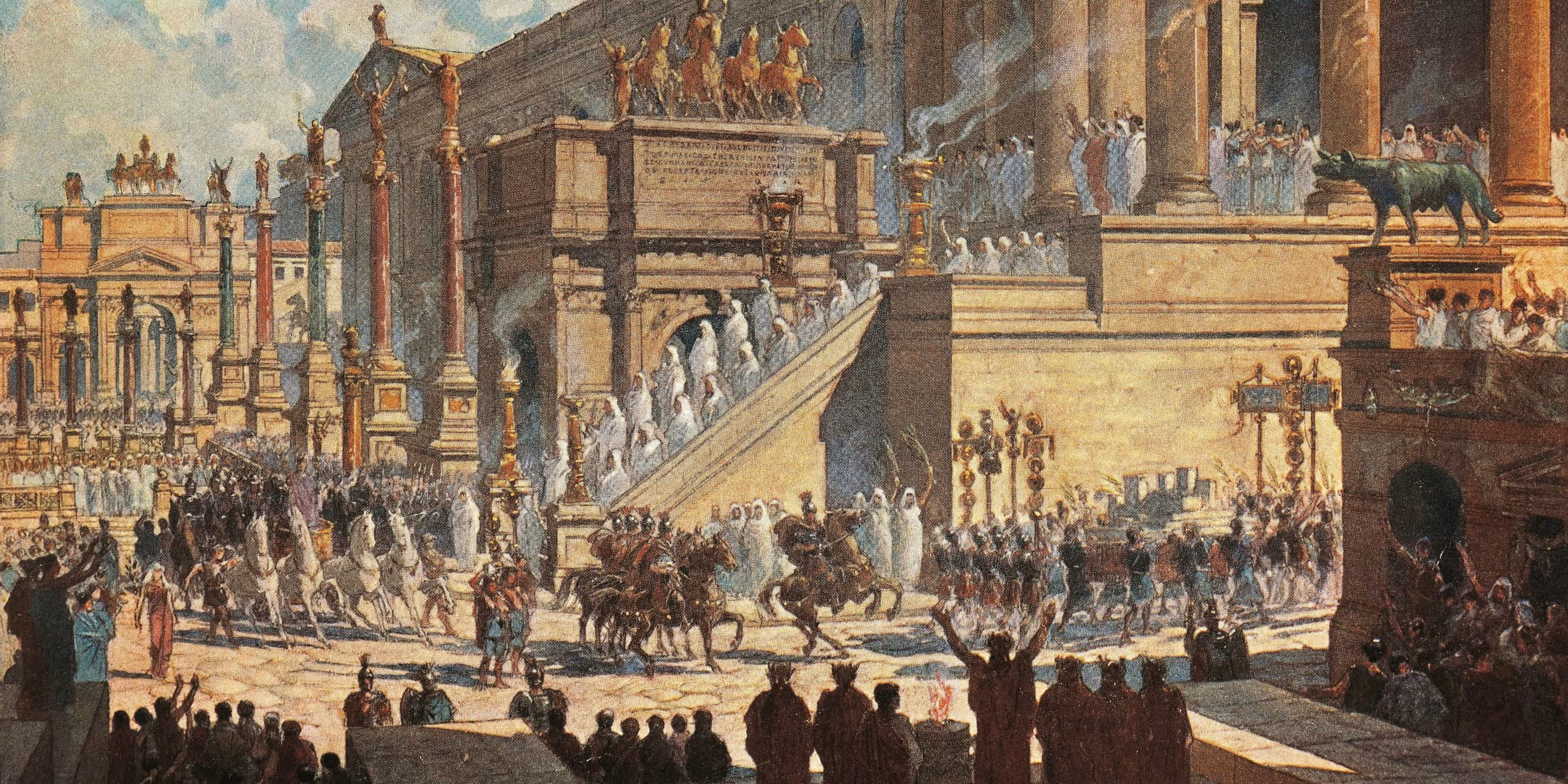 Mapa Římské říše za vlády pěti dobrých císařů