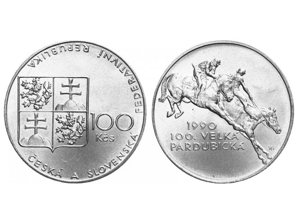 100 Koruna 1990 Velk Pardubick AUREA Numismatika 100-koruna-1990-velk-pardubick-aurea-numismatika