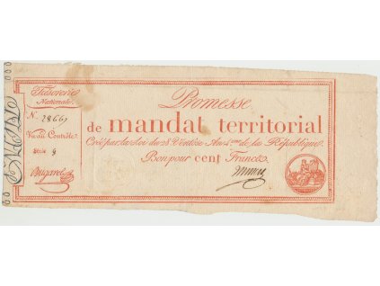Francie, 100 Francs 1796, P.A84b