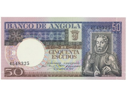 10785 10785 angola 50 escudos 1973 p 105a