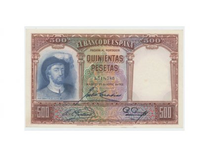 Španělsko, 500 Pesetas 1931, P.84