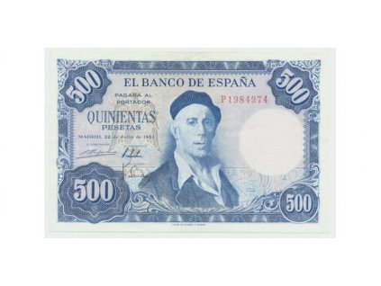 10995 10995 10995 spanelsko 500 pesetas 1954 p 148