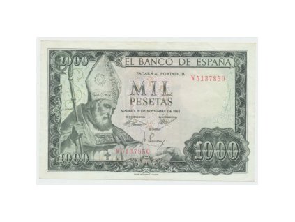 Španělsko, 1000 Pesetas 1965, P.151