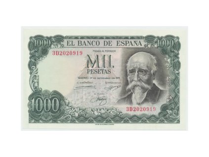 11013 11013 11013 spanelsko 1000 peseta 1971 p 154