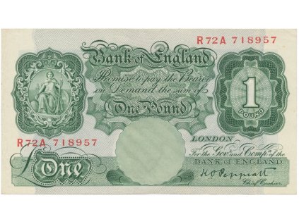 11085 velka britanie 1 pound b d 1948 1949 peppiatt p 369a