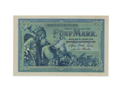 11619 11619 nemecko 5 mark 1904 ro 22a