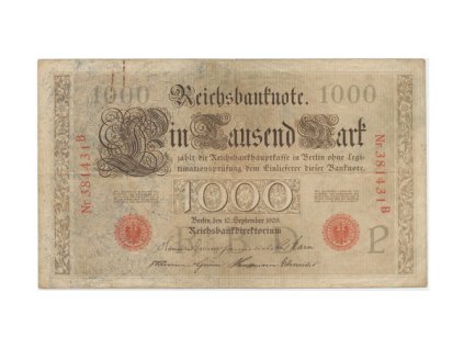 11640 11640 nemecko 1000 mark 1909 ro 39