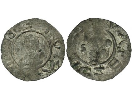 Bořivoj II., Denár, Cach 413a