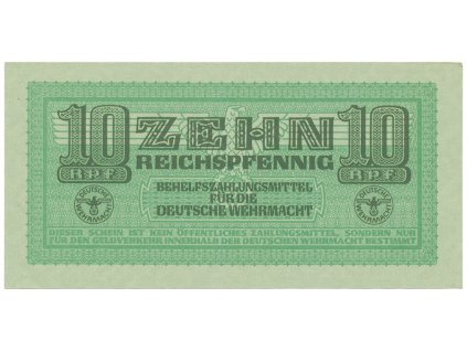 Německo - Wehrmacht, 10 Reichspfennig (1942~1944), Ro.503