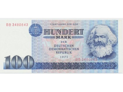 12069 nemecko ndr 100 dm 1975 i vydani ros 363a