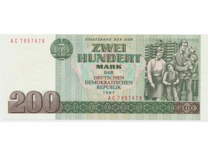 12075 nemecko ndr 200 dm 1985 ros 364a