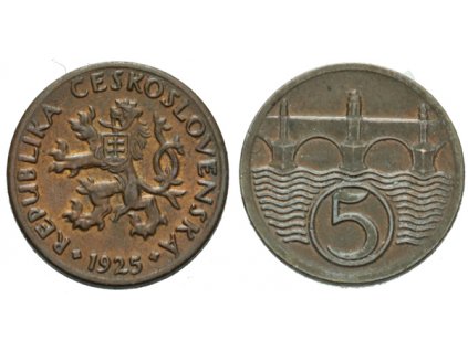 5 haléř 1925