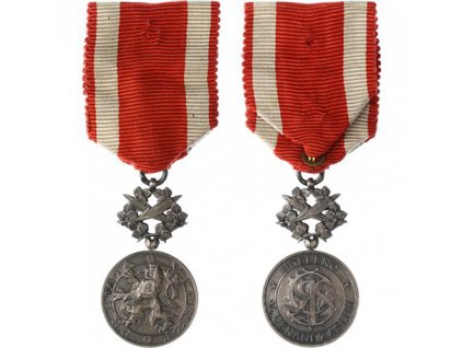 Řád Bílého lva, civilní skupina, stříbrná medaile