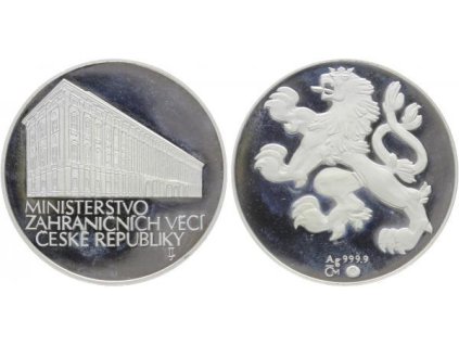 14214 ar medaile b l ministerstvo zahranicnich veci ceske republiky etue ag 0 999 40