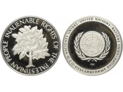 AR Medaile 1981 - OSN, Ag 0,925, 38 mm (19,74 g), PROOF