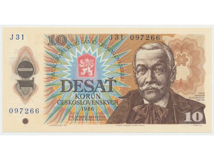 17703 17703 17703 ceskoslovensko 10 koruna 1986 nizka serie j hej 107bj