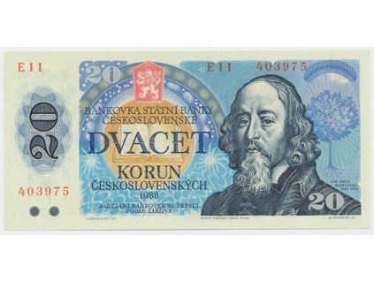 17721 17721 ceskoslovensko 20 koruna 1988 serie e hej 109ae