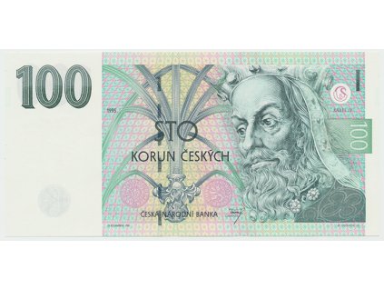 17790 17790 17790 ceska republika 100 koruna 1995 serie b hej cz16a