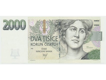 Česká republika, 2000 Koruna 1996, série A, Hej.CZ20a
