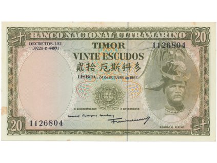 18366 timor 20 escudos 1967 p 26