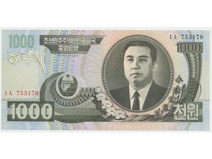 Severní Korea, 1000 Won 2006, P.45b