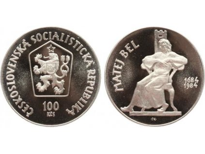 18864 100 kcs 1984 matej bel proof