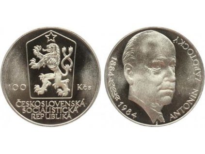 18870 18870 100 kcs 1984 antonin zapotocky proof