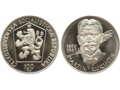 18885 100 kcs 1985 martin kukucin proof