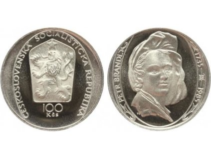 18891 18891 100 kcs 1985 petr brandl proof