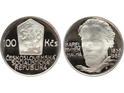 18906 18906 18906 100 kcs 1986 karel hynek macha proof