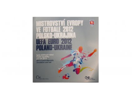 Ročníková sada mincí 2012 - MS ve fotbale Polsko - Ukrajina, bk