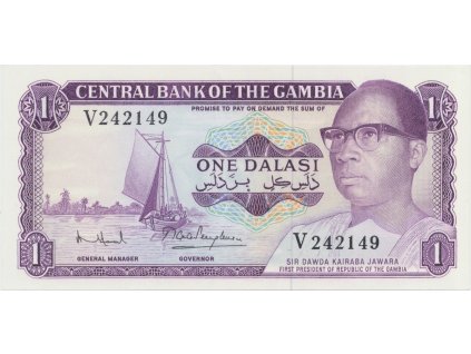 20106 gambie 1 dalasi 1971 1987 p 4g