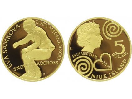 21330 21330 5 dollars 2014 eva samkova olympijska vitezka
