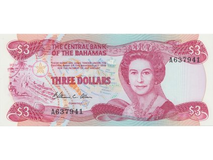 21624 21624 21624 bahamy 3 dollars 1984 p 44